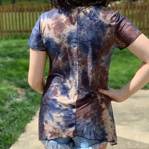 Sienna Grace Tie Dye Short Sleeve Top